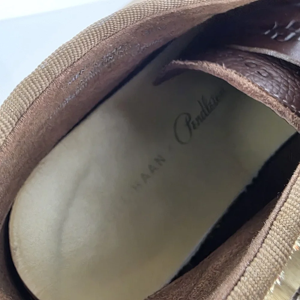 Cole Haan‎ x Pendleton Woven Leather Chukka Boots Kiltie Tassel Lug Sole Men 8.5